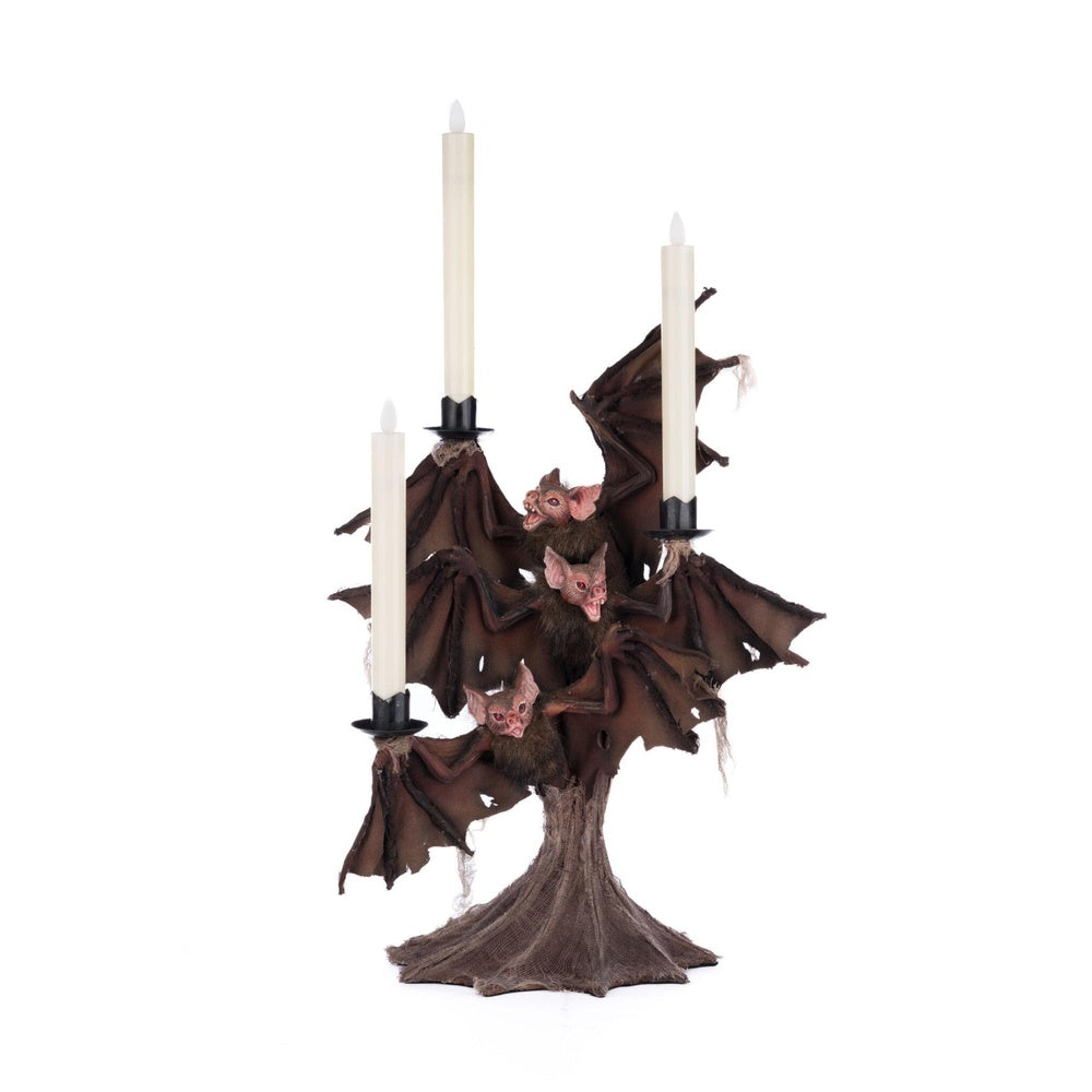 Jacks And Cats Bat Candelabra by Katherine's Collection