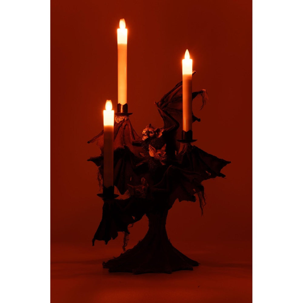 Jacks And Cats Bat Candelabra by Katherine's Collection