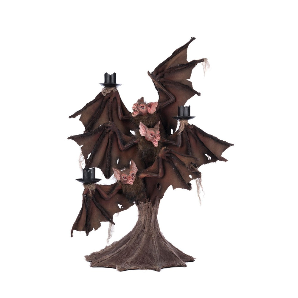 Jacks And Cats Bat Candelabra by Katherine's Collection