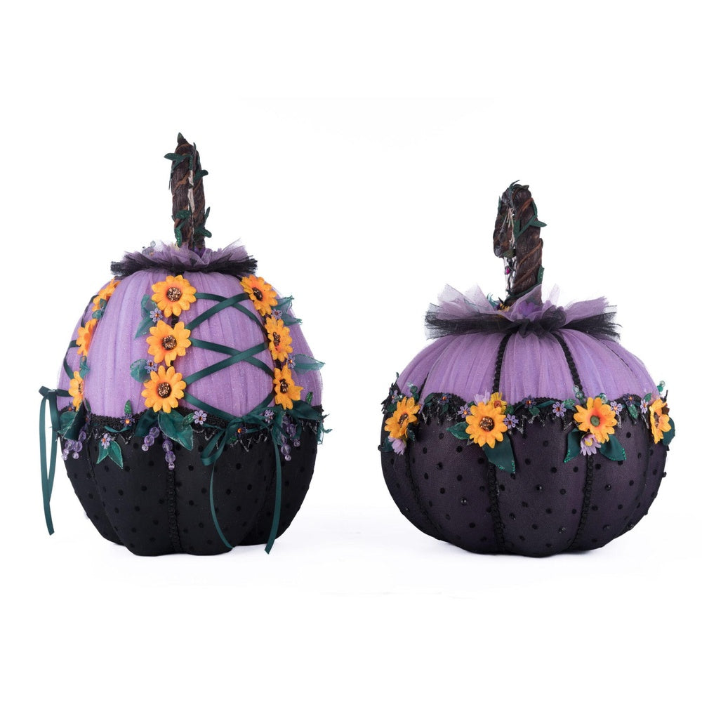 Jacks and Cats Pumpkins Set Of 2 by Katherine's Collection