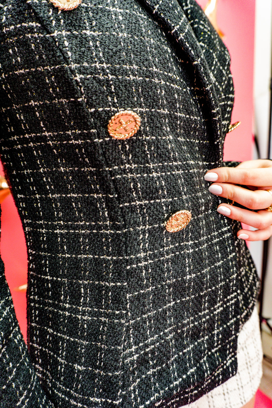 "Jacky Darling" Boucle Blazer