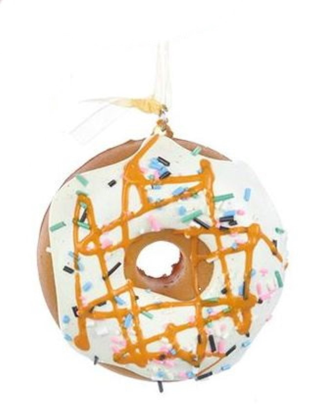 Foam Donut Ornament - Strawberry