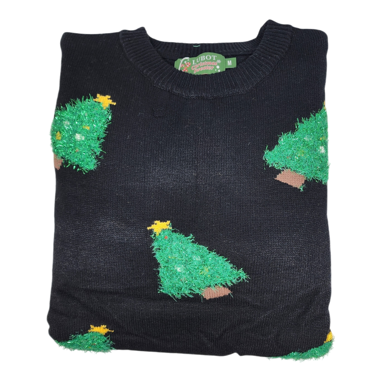Festive Christmas Sweatershirt - Tinsle Tree -