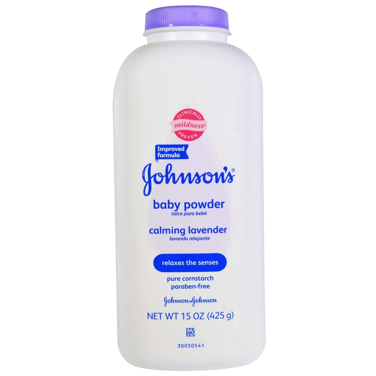 Johnson's Baby Naturally Derived Cornstarch Baby Powder with Aloe and Vitamin E for Delicate Skin, Hypoallergenic and Free of Parabens, Phthalates, and Dyes for Gentle Baby Skin Care, 1.5 oz