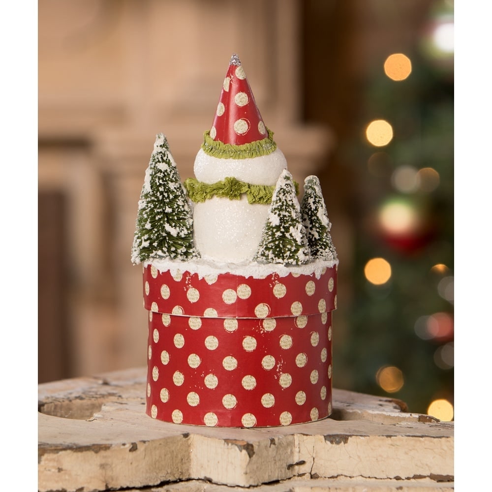 Joy Snowman on Box by Bethany Lowe Designs