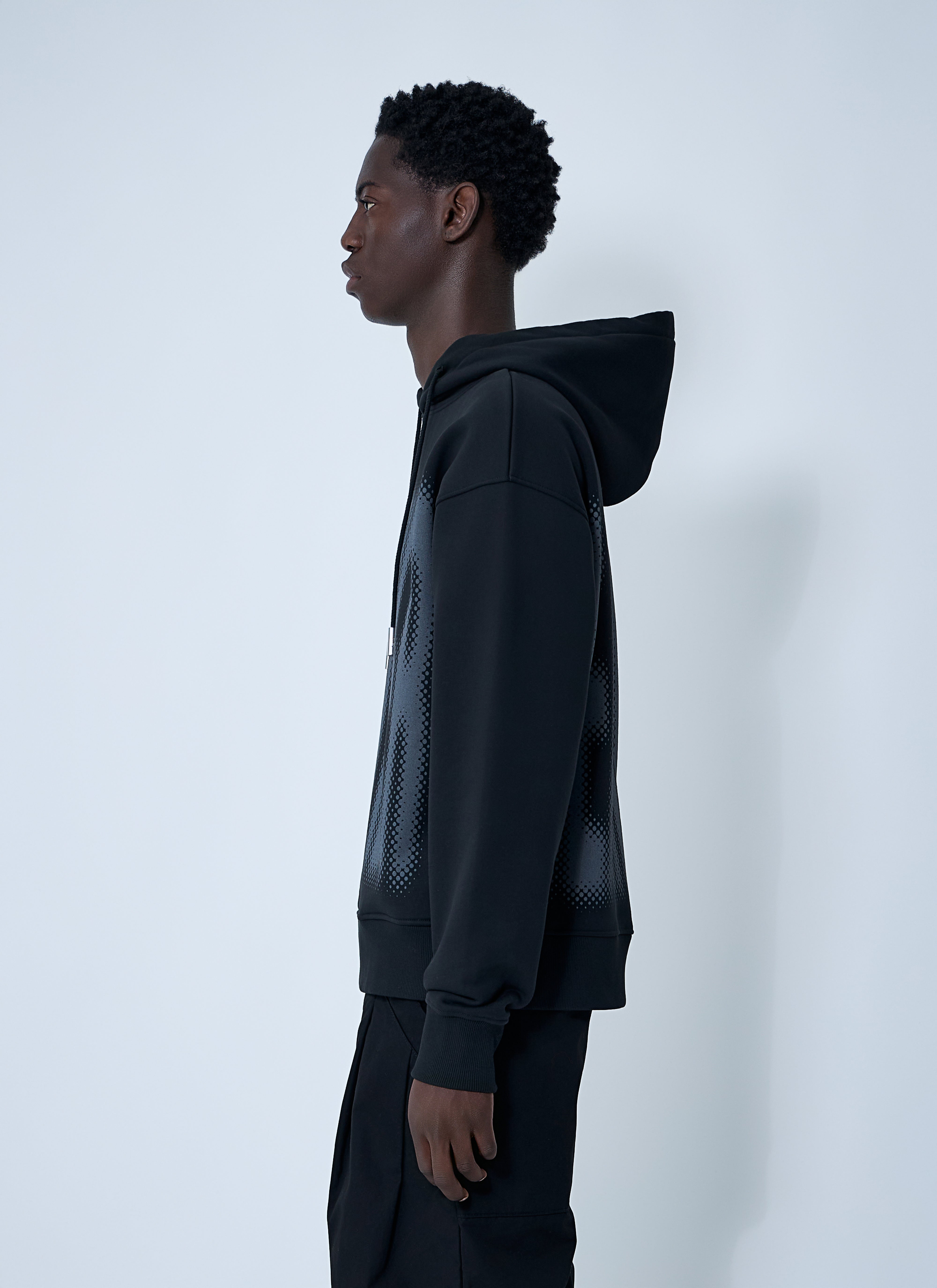 Jean Paul Gaultier Men Logo Motif Hooded Sweatshirt