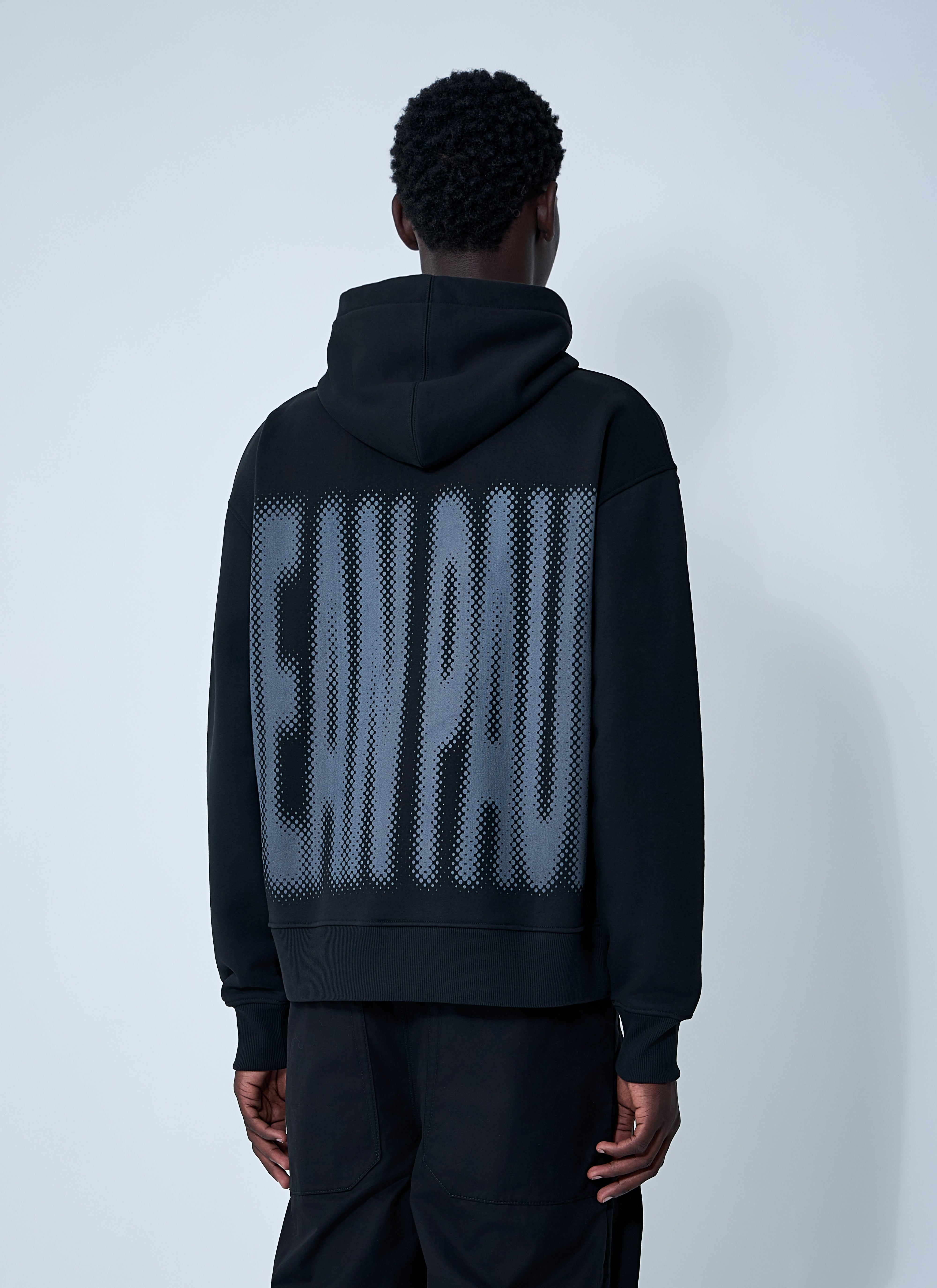 Jean Paul Gaultier Men Logo Motif Hooded Sweatshirt