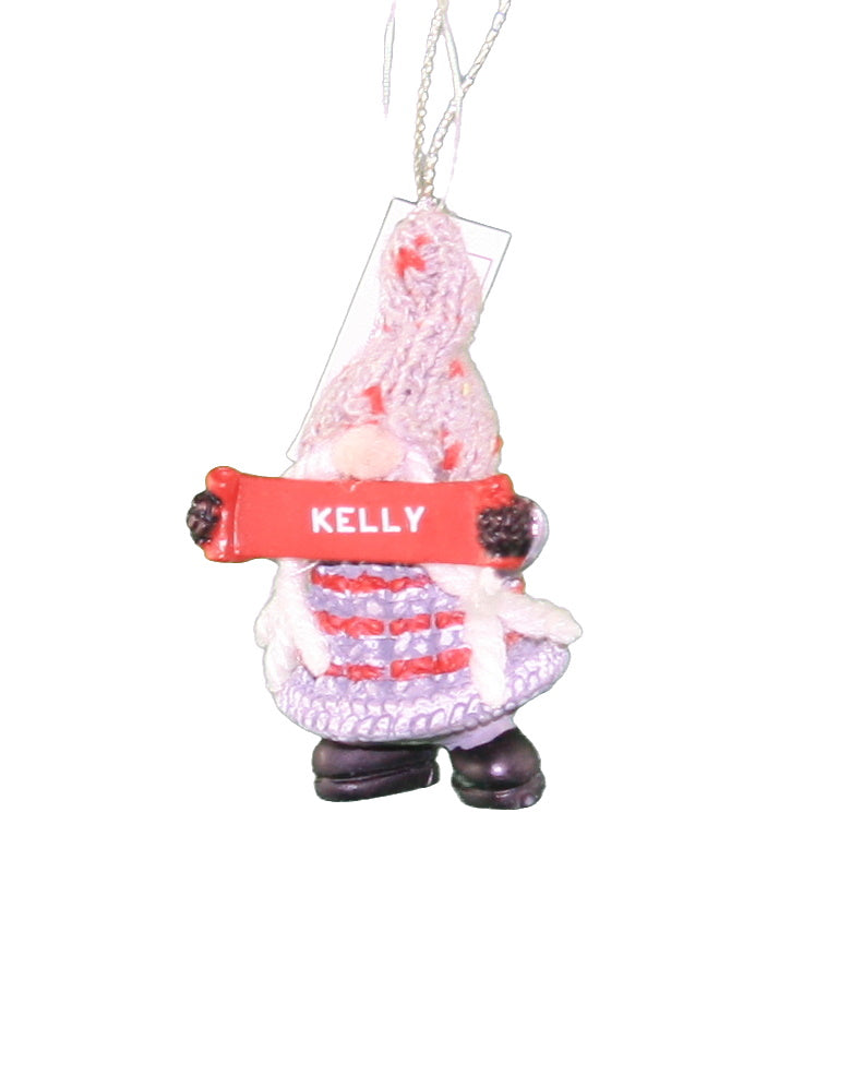 Personalized Gnome Ornament (Letters J-P) - Luke