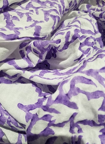 Block Printed Paisely Fabric by OMSutra