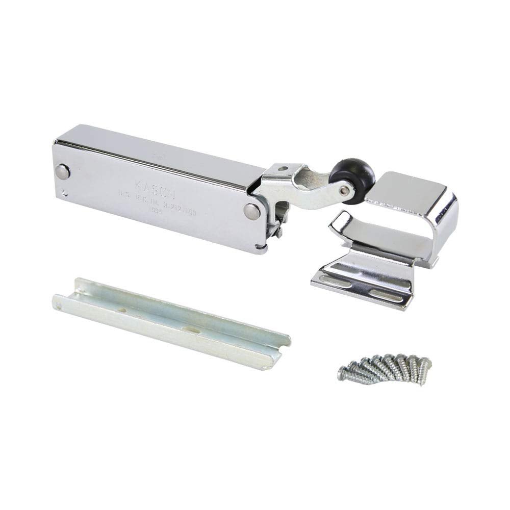 Kason 1094 SureClose Hydraulic Door Closer and Hook, Concealed Mounting, Adjustable Wide-Hook, 7/8 to 1-5/8 Inch Offset, 11094000013_11094000027