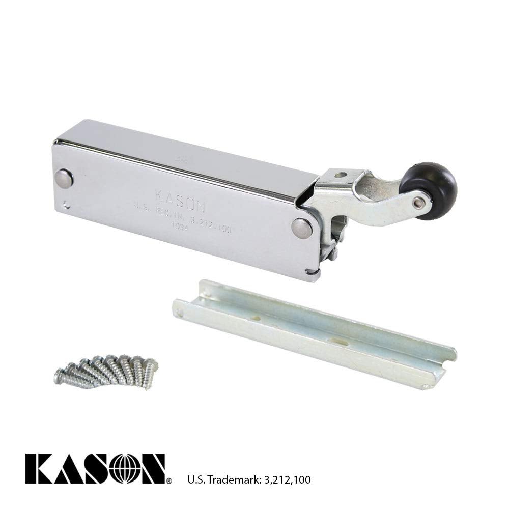 Kason 1094 SureClose Hydraulic Door Closer and Hook, Concealed Mounting, Adjustable Wide-Hook, 7/8 to 1-5/8 Inch Offset, 11094000013_11094000027