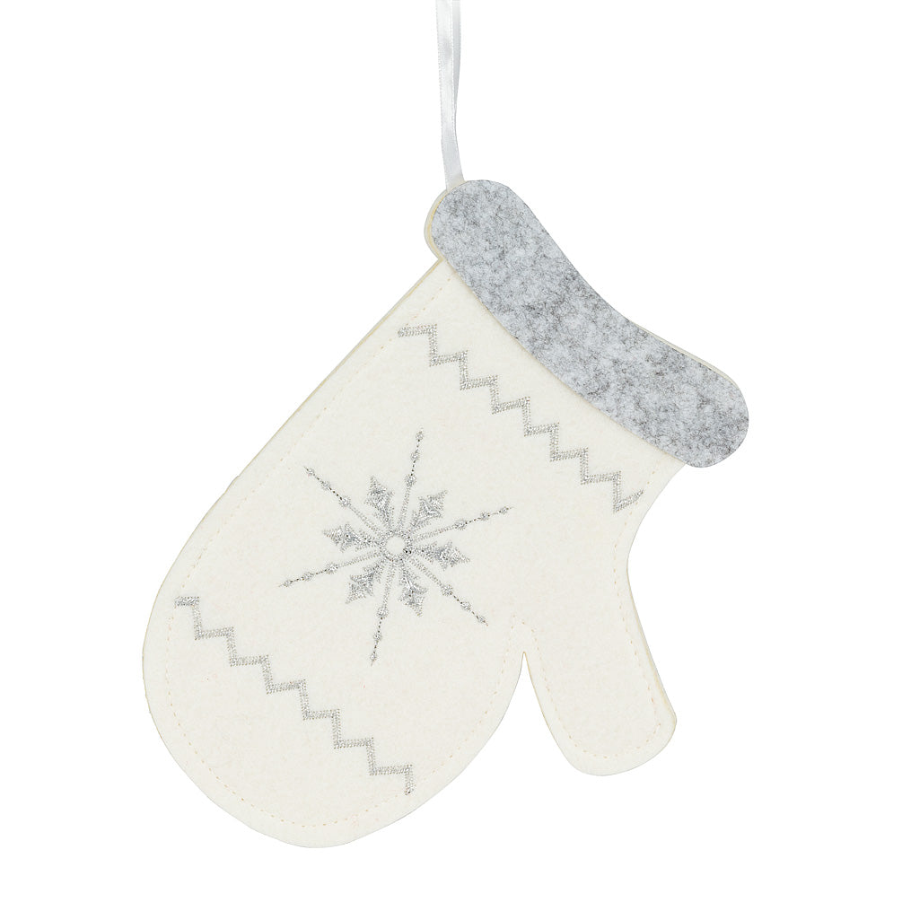 Alpine Mitten Pocket with Snowflakes