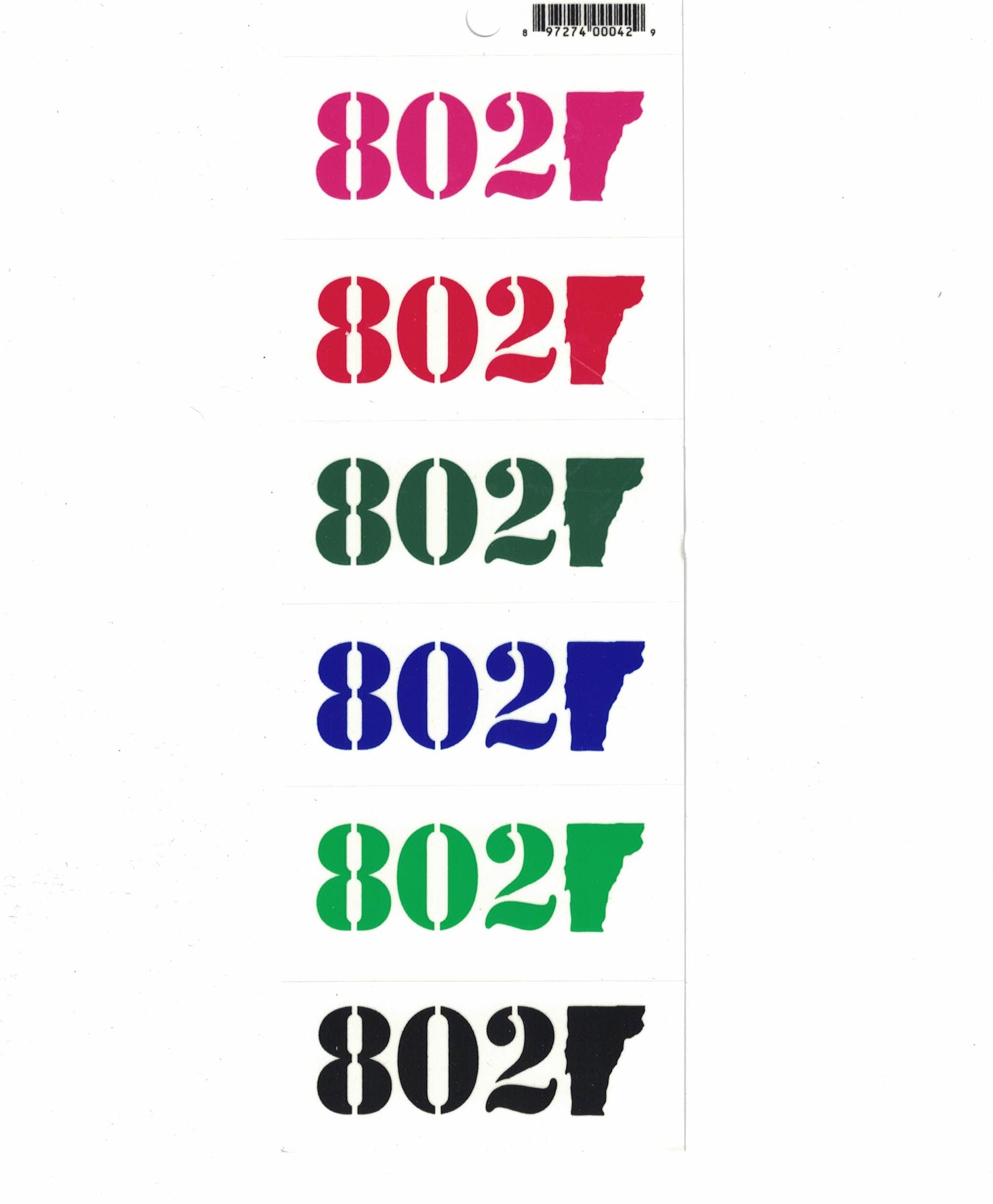 802 Mini Strip Decal