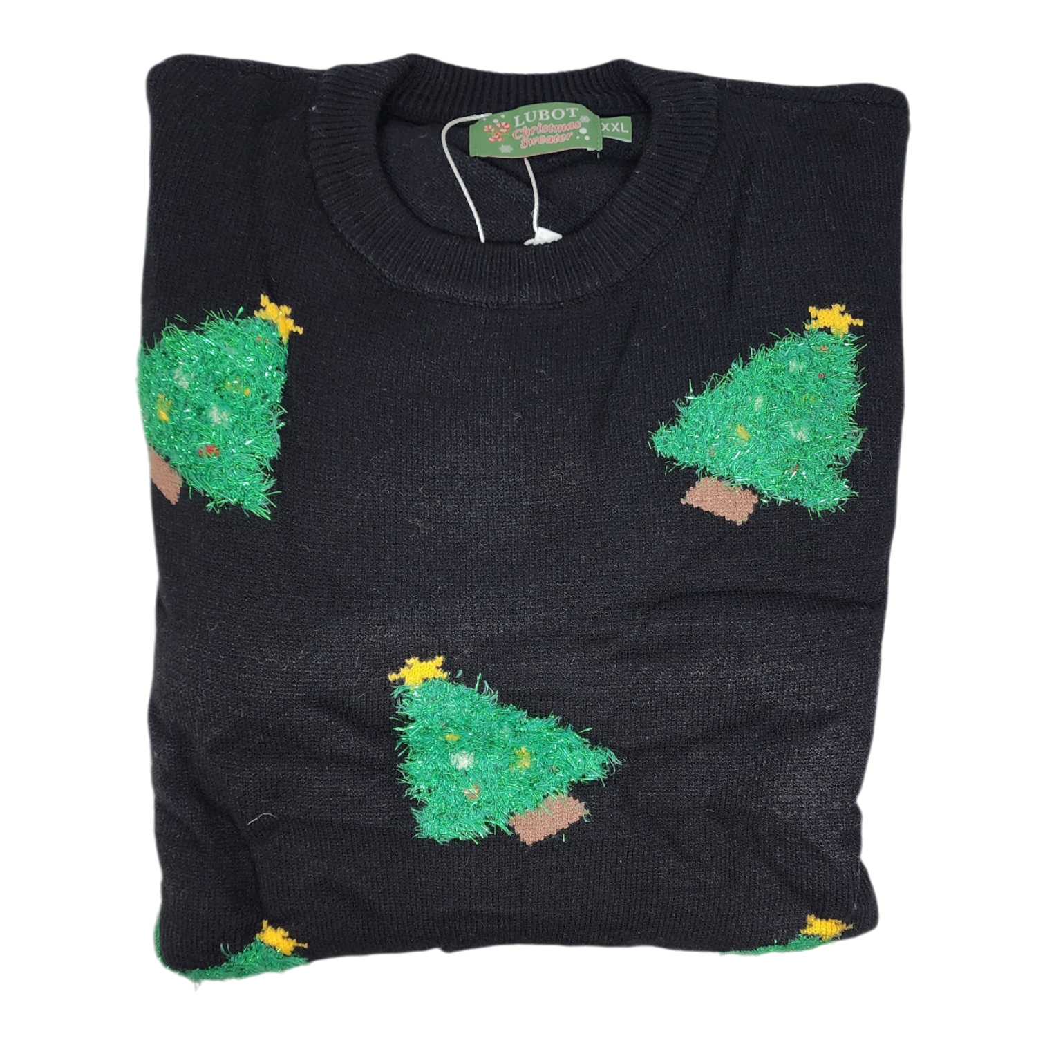 Festive Christmas Sweatershirt - Tinsle Tree -