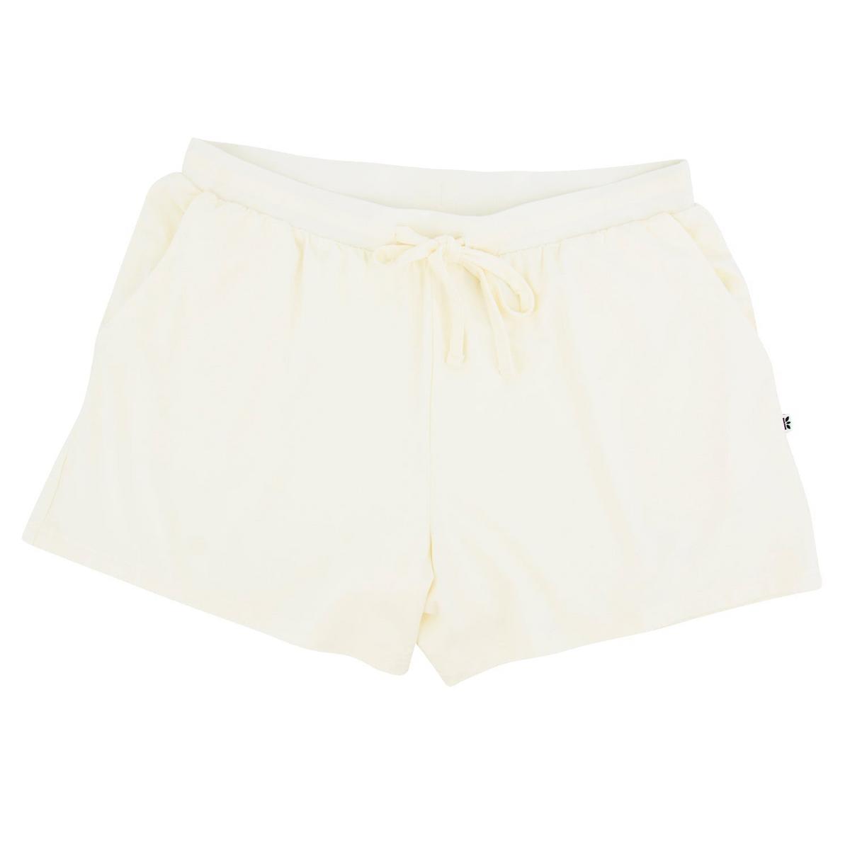 Ladies' Lounge Shorts - Whispery White