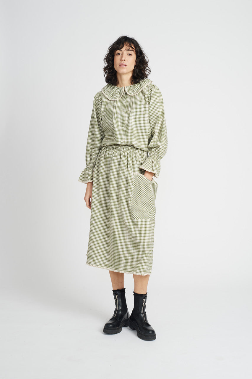 Elsa Woman Skirt - Wollen Gingham