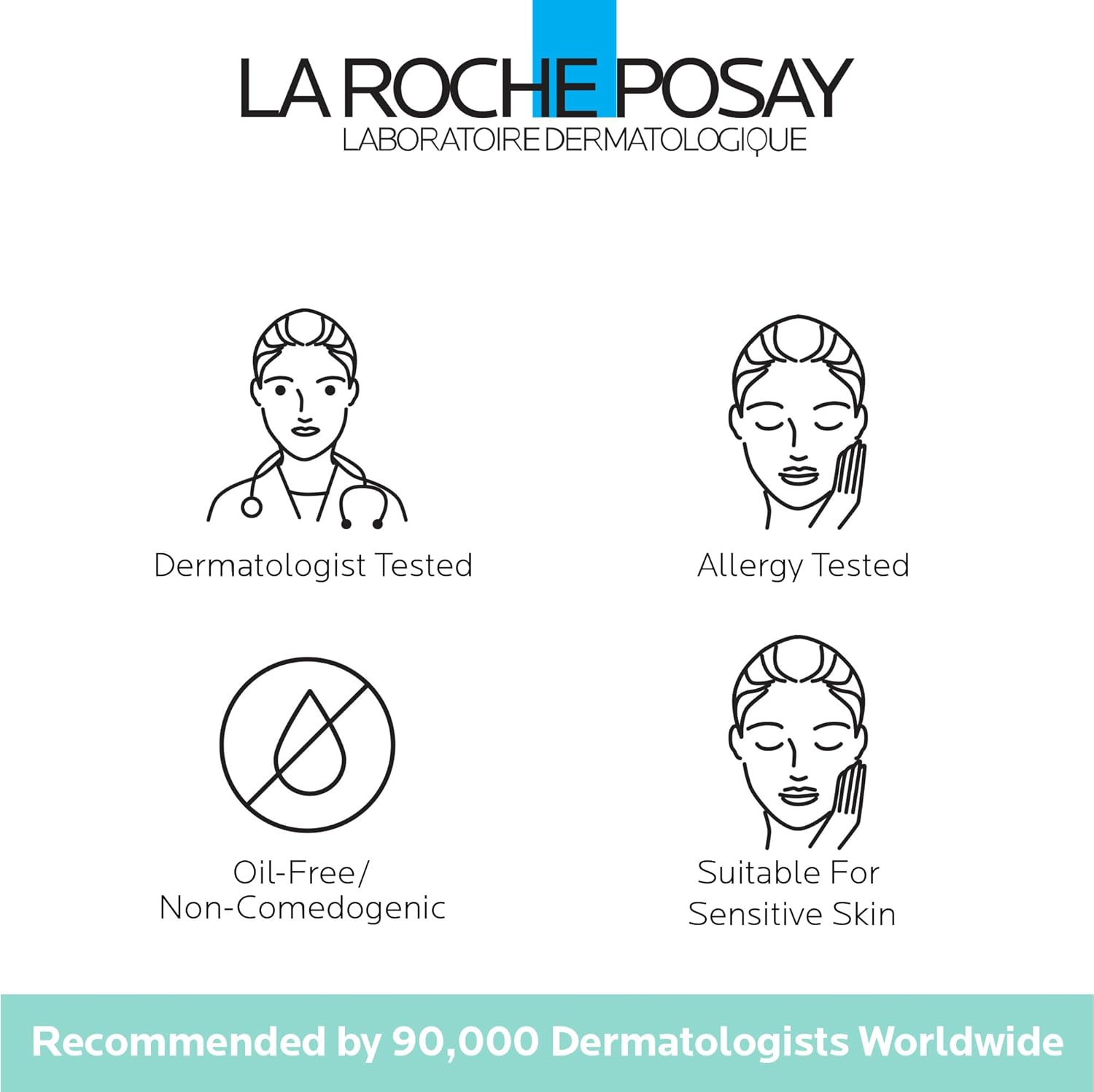 La Roche-Posay Hydraphase HA Light Face Moisturizer, Hyaluronic Acid Face Moisturizer with 72HR Hydration, Oil Free & Non-Comedogenic, 50 ML, 1.69 fl. oz.