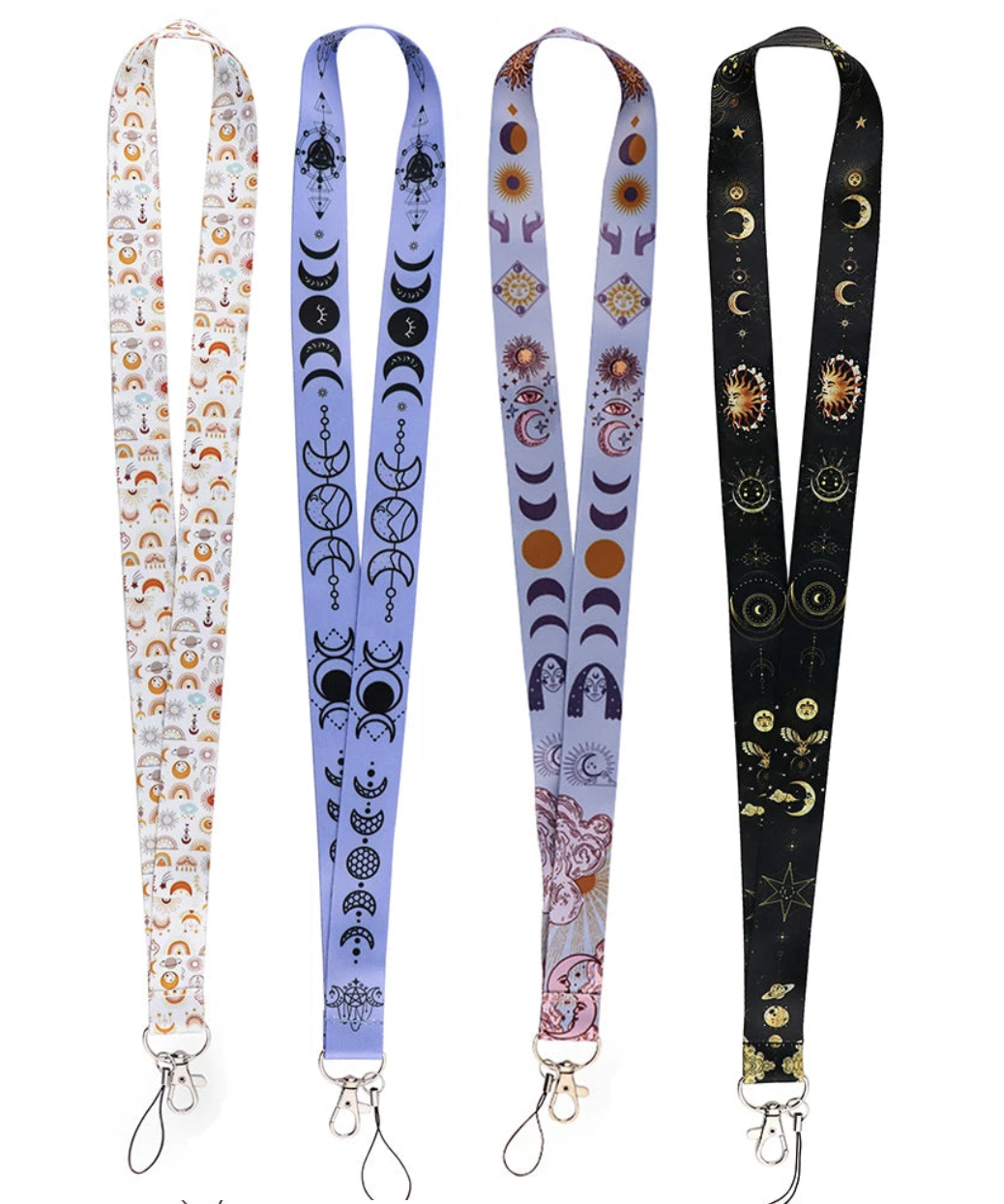 Witchy Lanyard Key Ring Badge