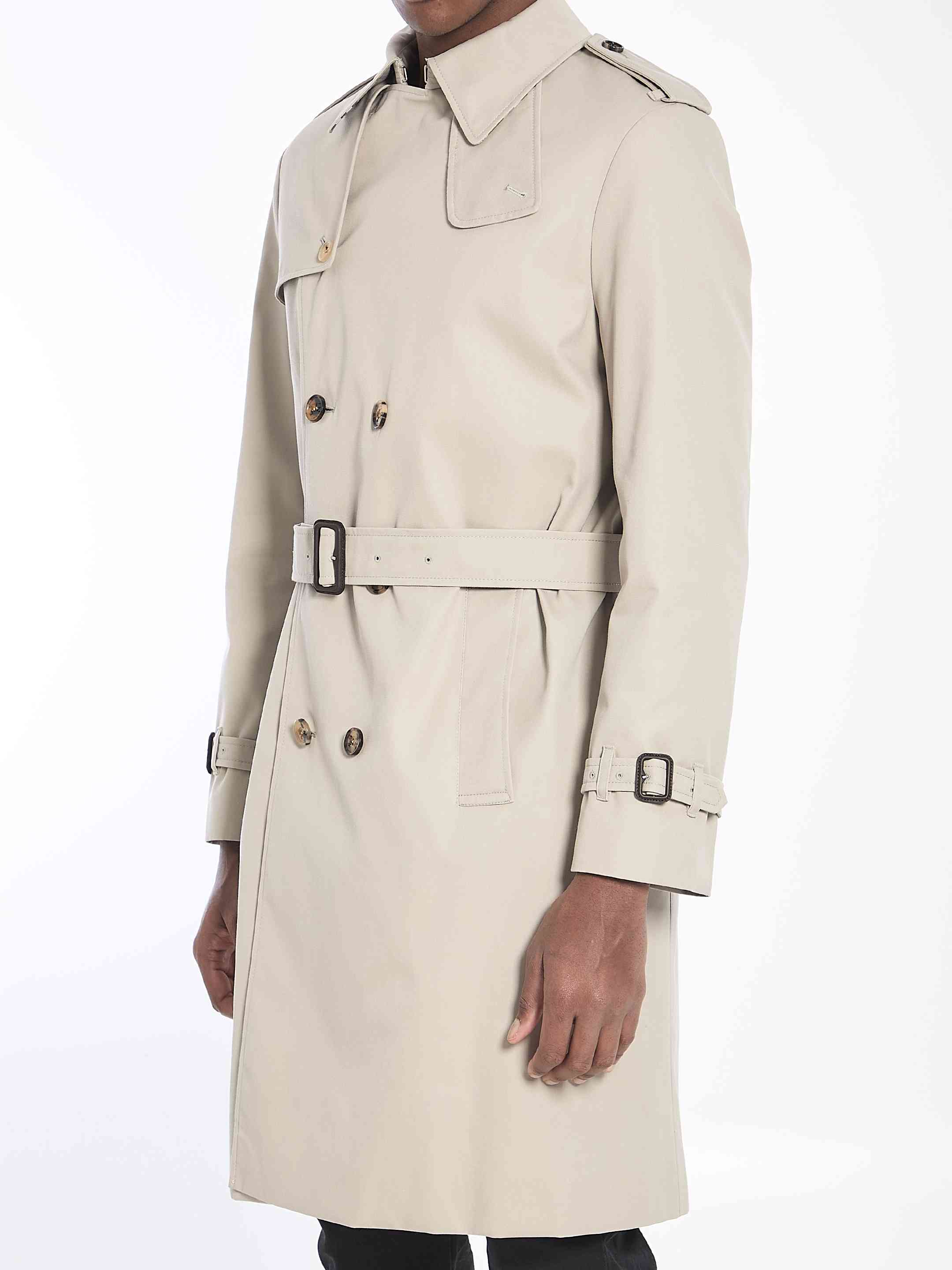 Burberry Men Long Trench Coat