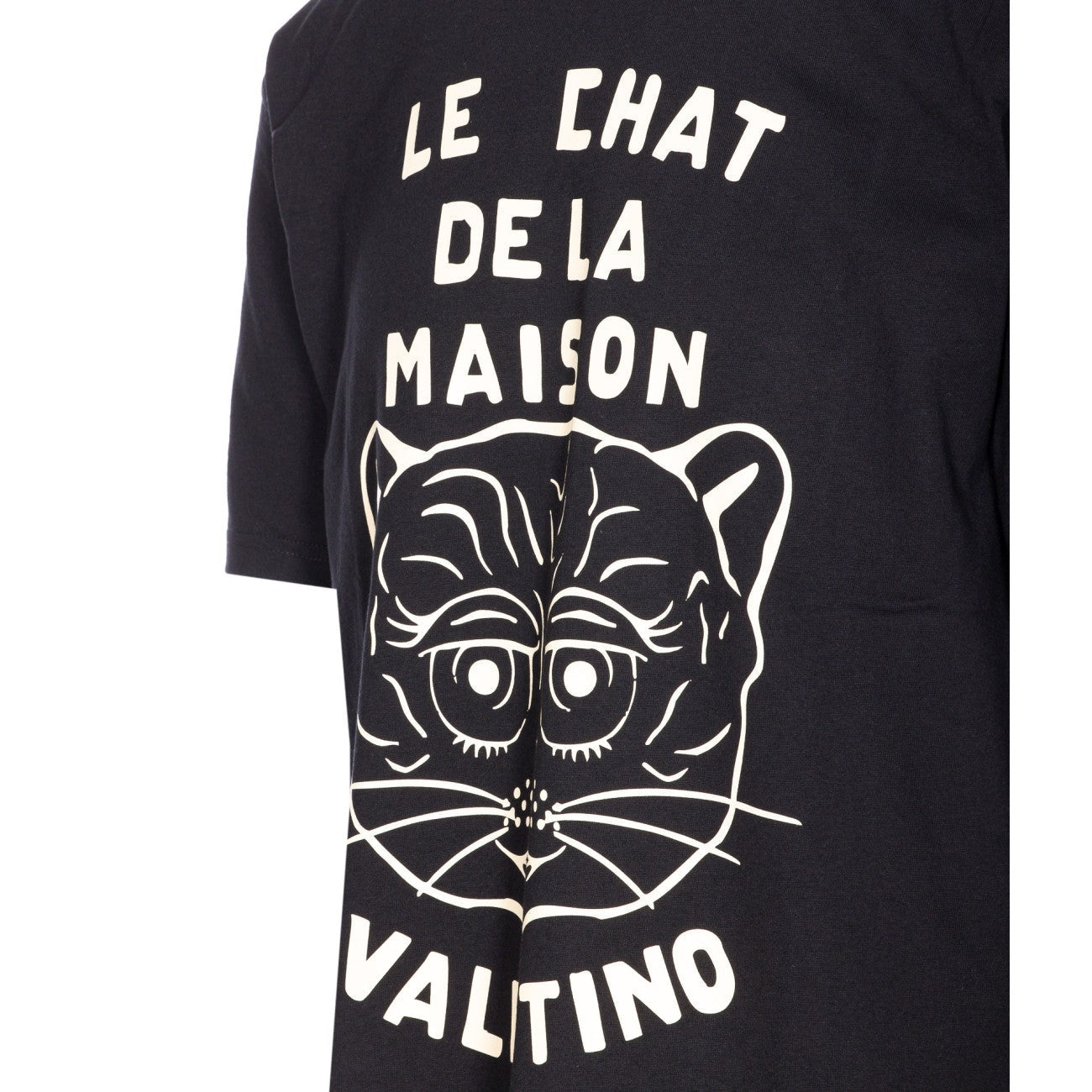 Valentino Garavani Men Le Chat De Maison Patch T-Shirt