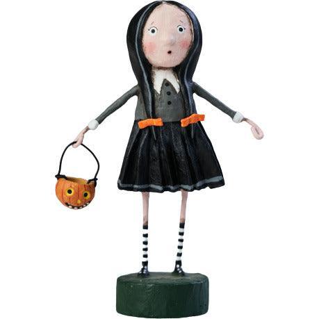 Little Goth Girl Halloween Figurine by Lori Mitchell RETIRED