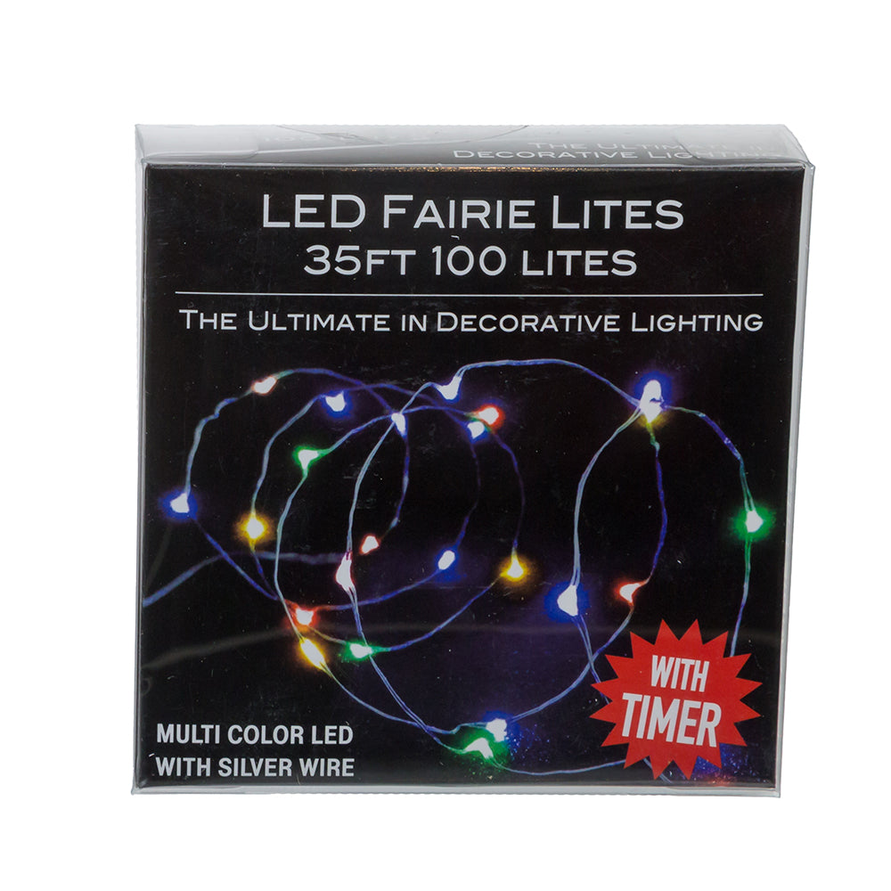 100-Light Battery Operated Multicolor Fairy Lights