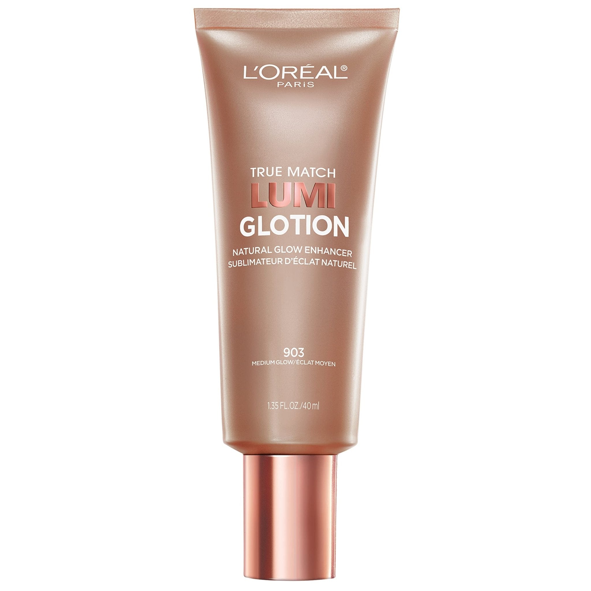 L'Oreal Paris Makeup True Match Lumi Glotion, Natural Glow Enhancer, Illuminator Highlighter, Bronzing Drops For a Sun-Kissed Glow, 902 Light