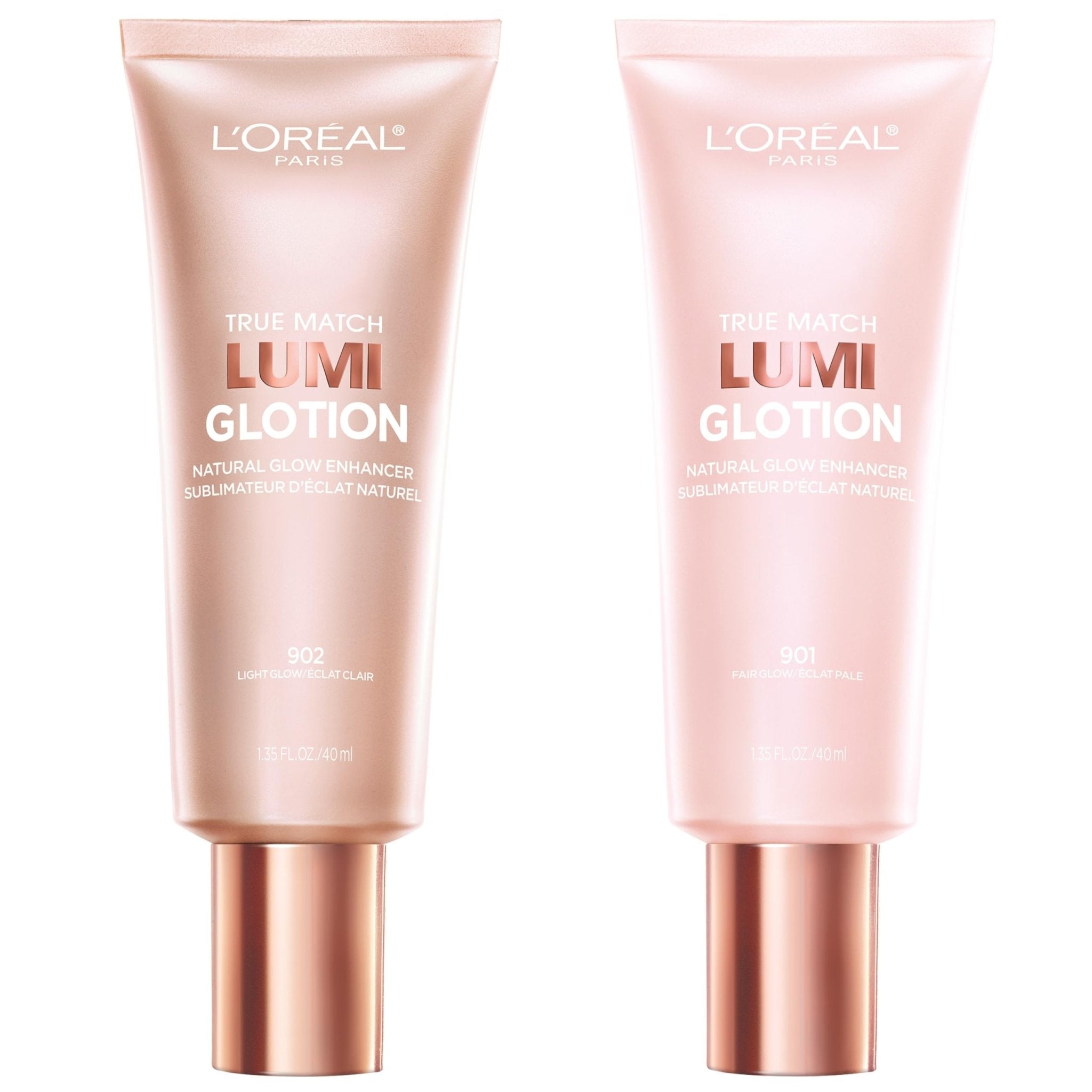 L'Oreal Paris Makeup True Match Lumi Glotion, Natural Glow Enhancer, Illuminator Highlighter, Bronzing Drops For a Sun-Kissed Glow, 902 Light