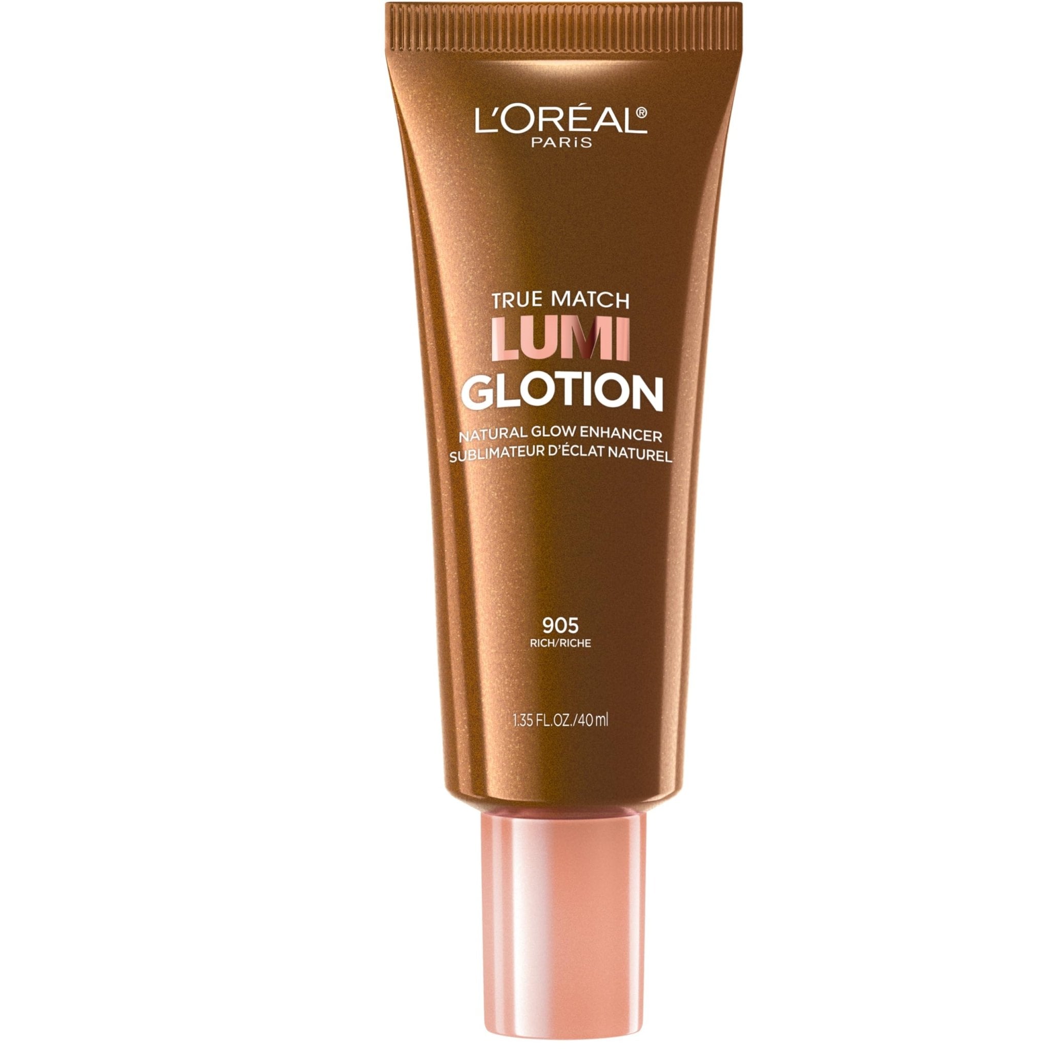 L'Oreal Paris Makeup True Match Lumi Glotion, Natural Glow Enhancer, Illuminator Highlighter, Bronzing Drops For a Sun-Kissed Glow, 902 Light