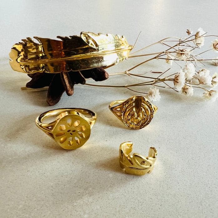 Down To Earth //  Lotus Root Ring