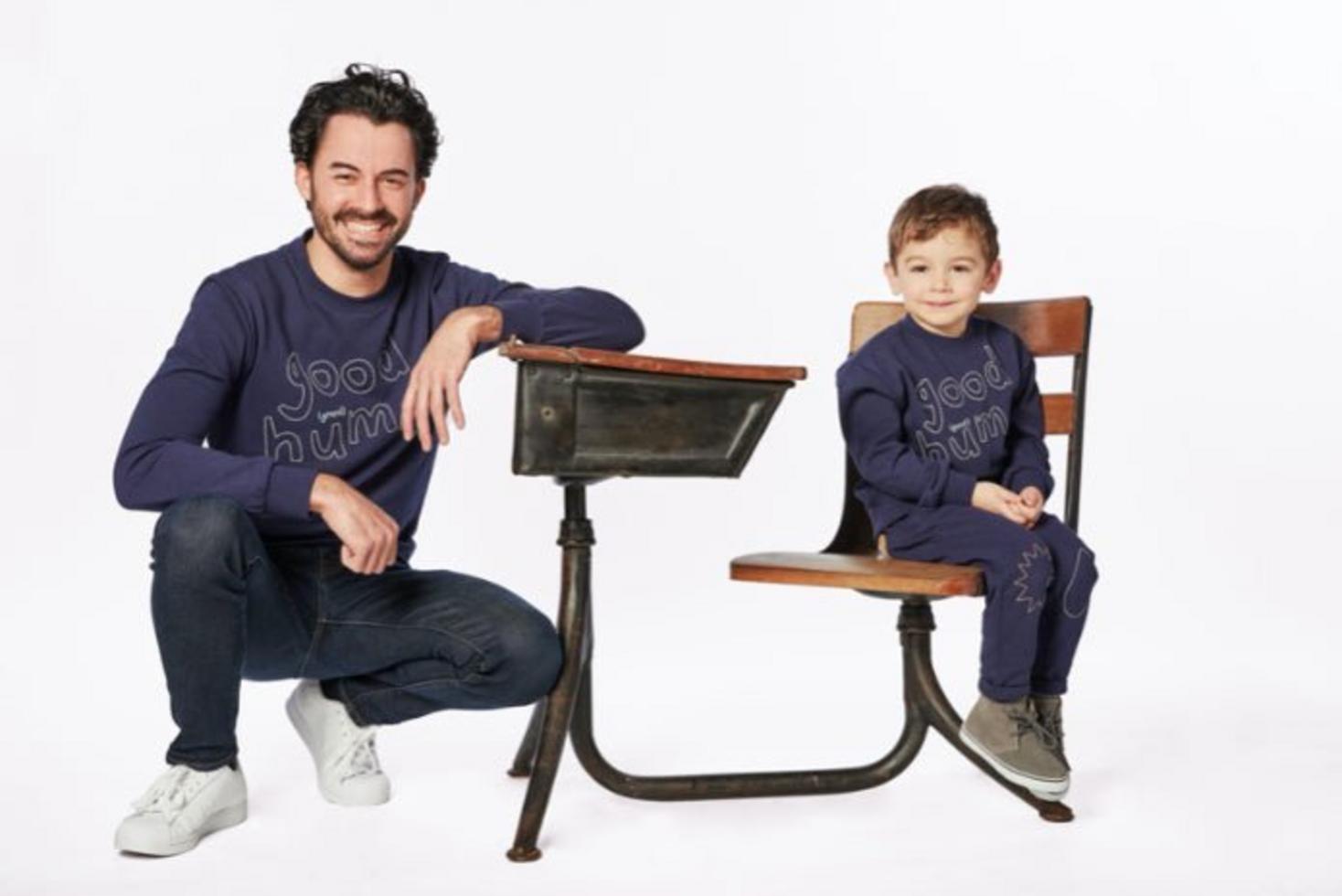 Good Human Kid Sweatshirt - Navy