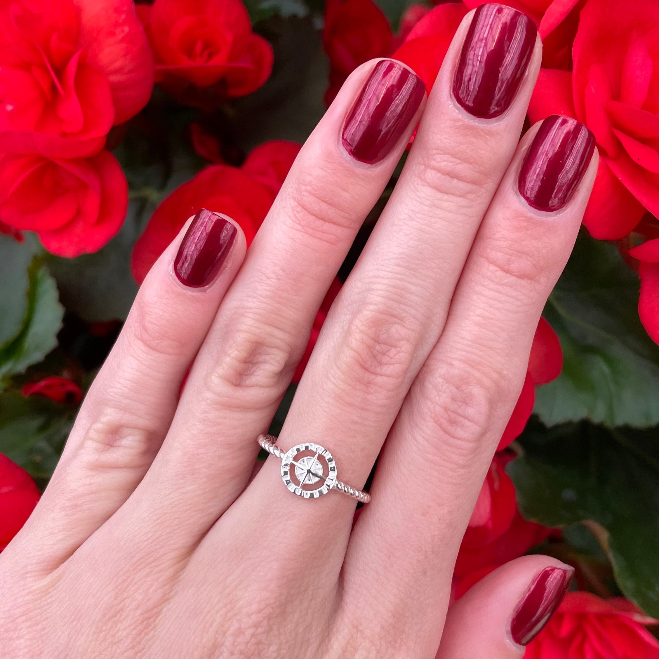 Adjustable Compass Ring