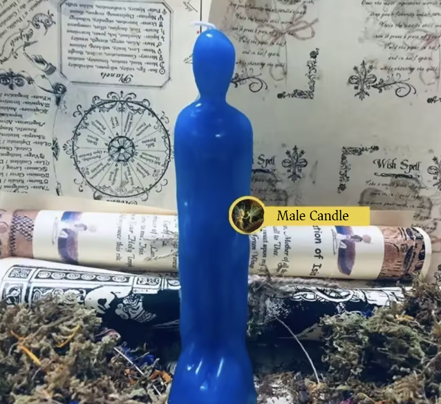 Female and Male Figurine Candles
