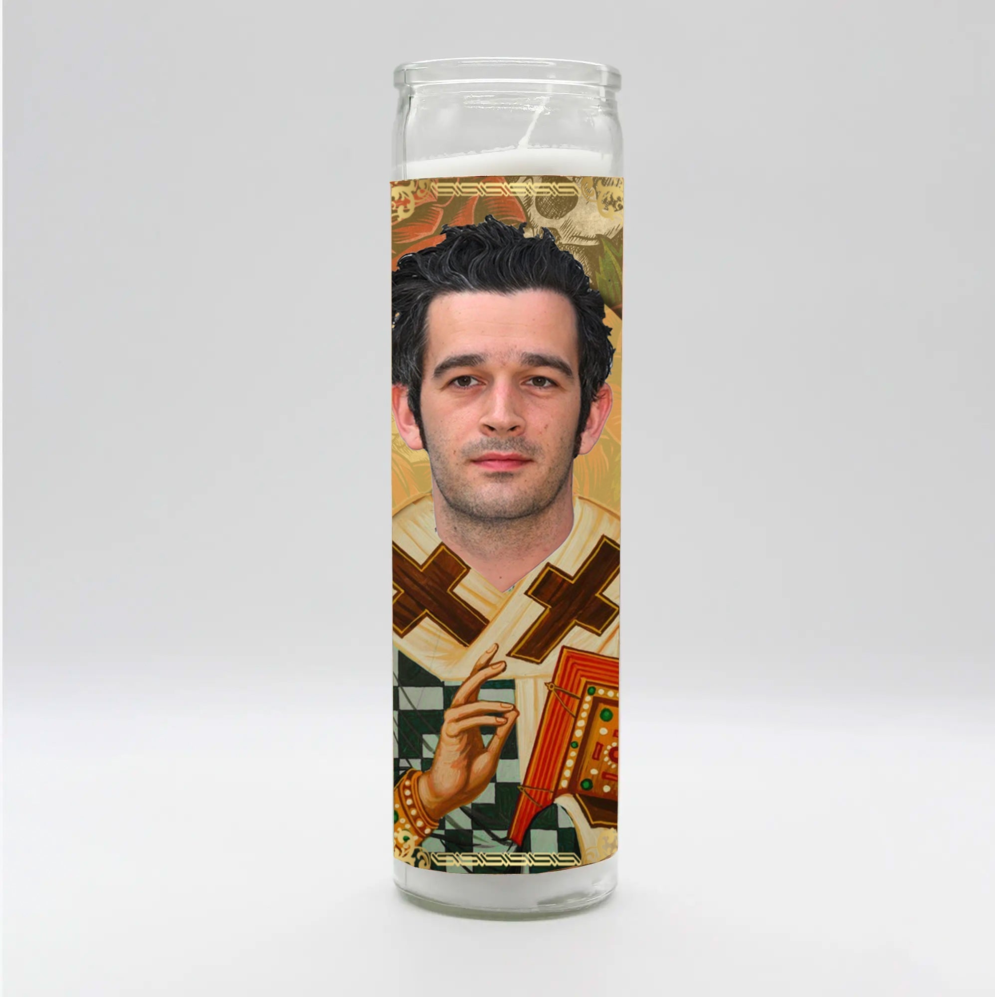 Saint Truman Black Candle by BOBBYK