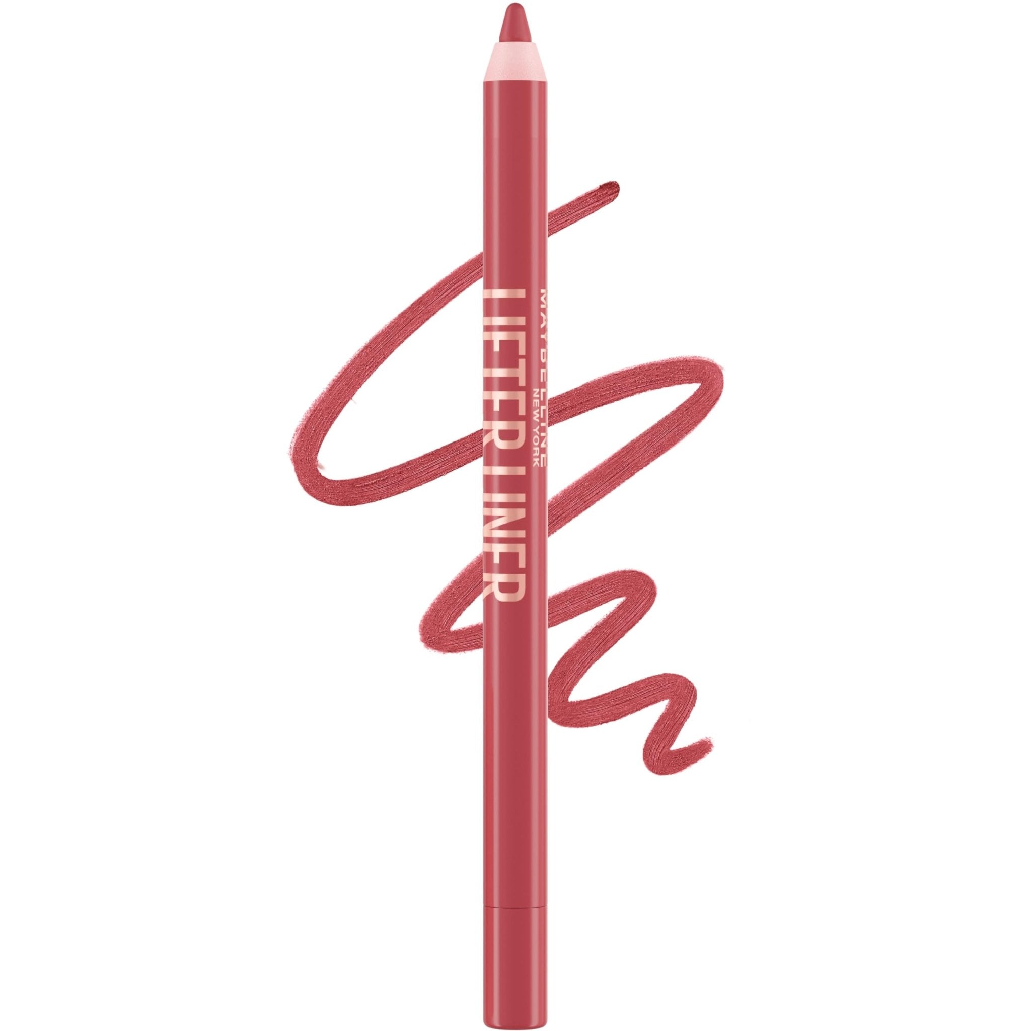 Maybelline Lifter Liner Lip Liner Pencil with Hyaluronic Acid, Cross the Line, 1 Count