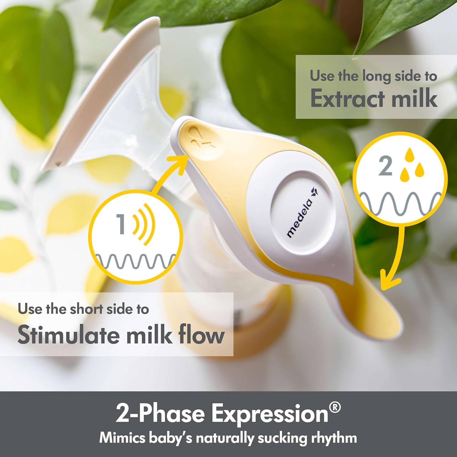 Medela Manual breast pump with Flex Shields Harmony Single Hand for More Comfort and Expressing More Milk