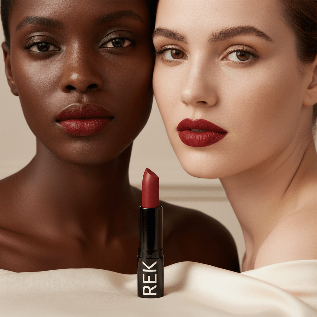 REK Matte Lipstick — Luxury Clean, Long-Lasting Vegan Formula | REK Cosmetics