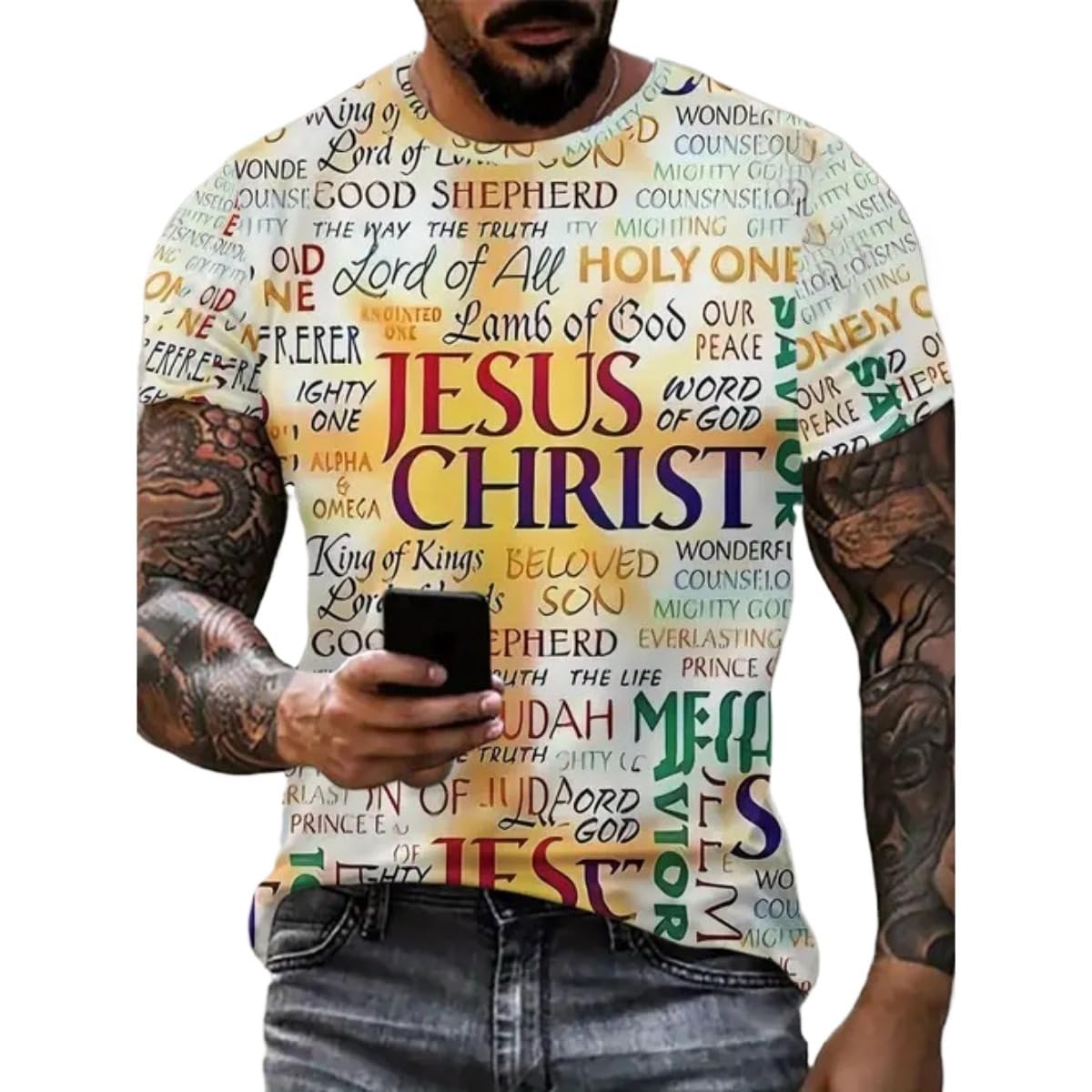 Men's New Summer Comfortable Joker, Loose Short-Sleeved T-Shirt