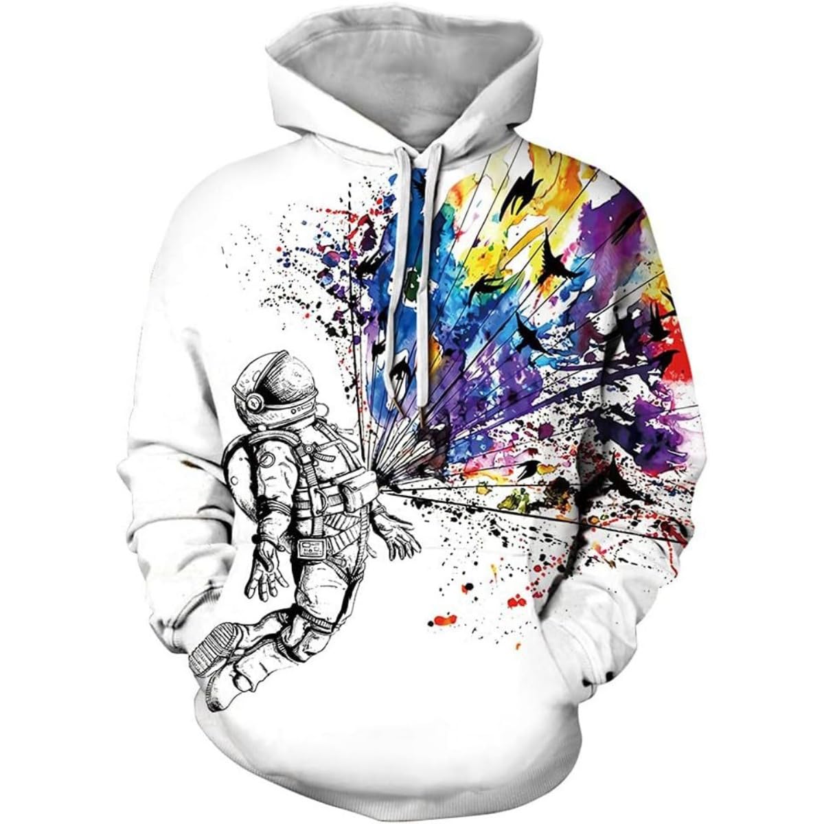 Men's Printed 3D Color Star Sweaters Series Fashion Hoodies