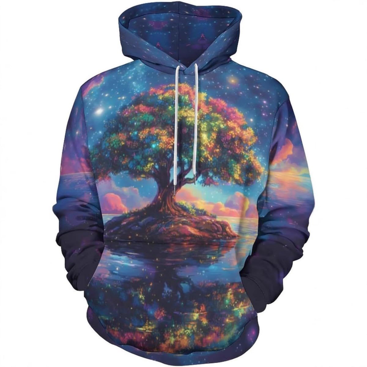 Men's Printed 3D Color Star Sweaters Series Fashion Hoodies