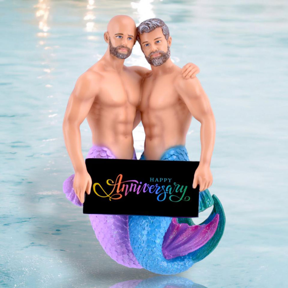 Merman Happy Anniversary by December Diamonds