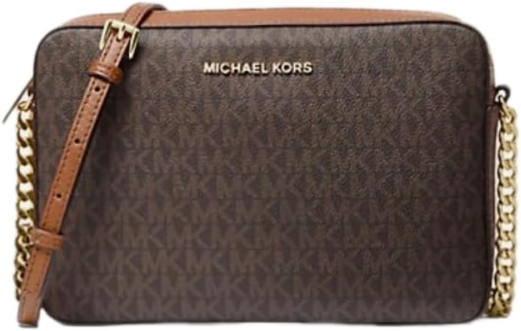 Michael Kors East West Jet Set Large Logo Crossbody Bag