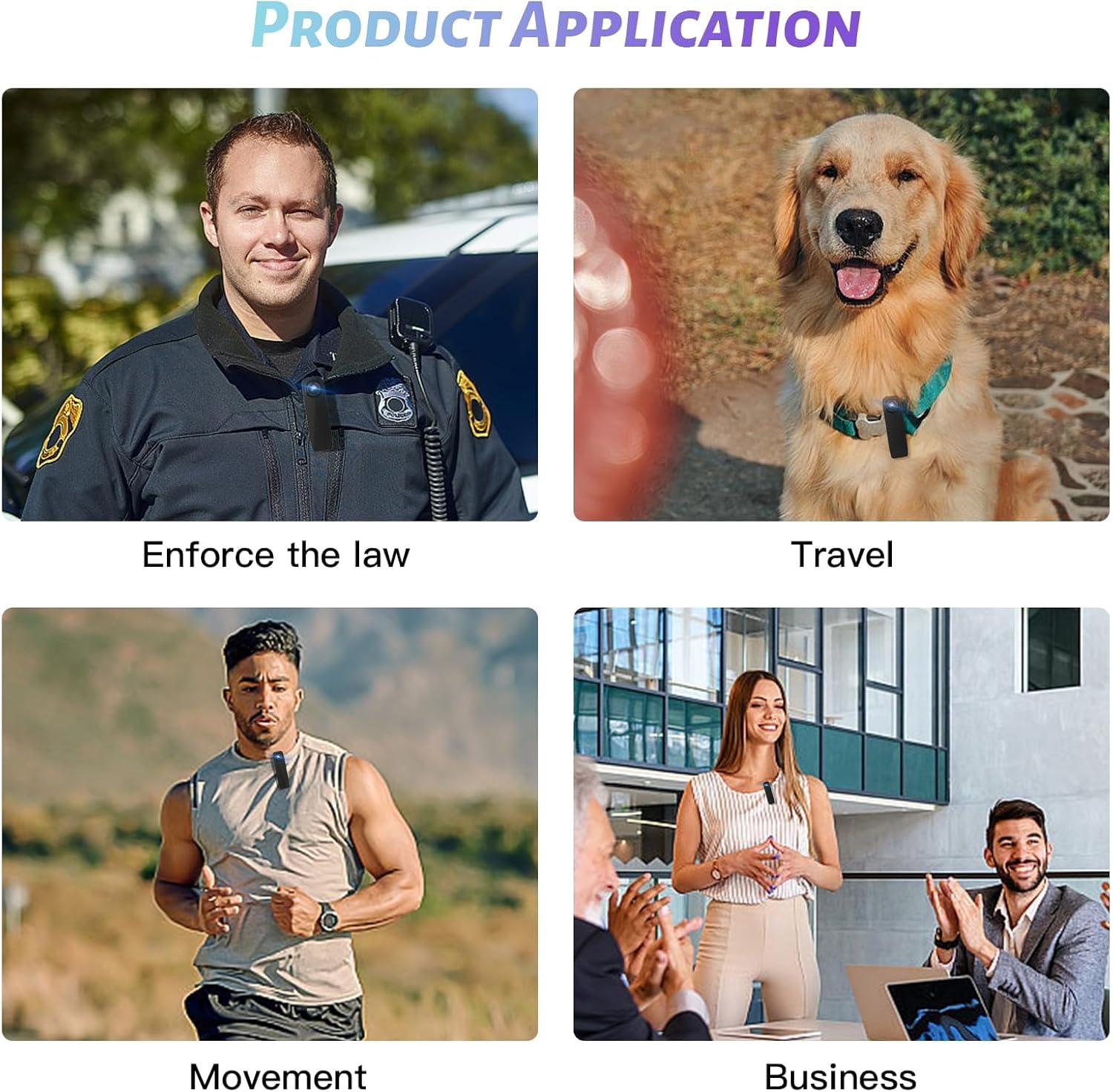 Mini Body Camera 1080P Police Body Camera with Memory Card,Body Worn Cam,Premium Portable,Wearable Patrol Video Recording Camcorder for Work Records,Guard (64GB)