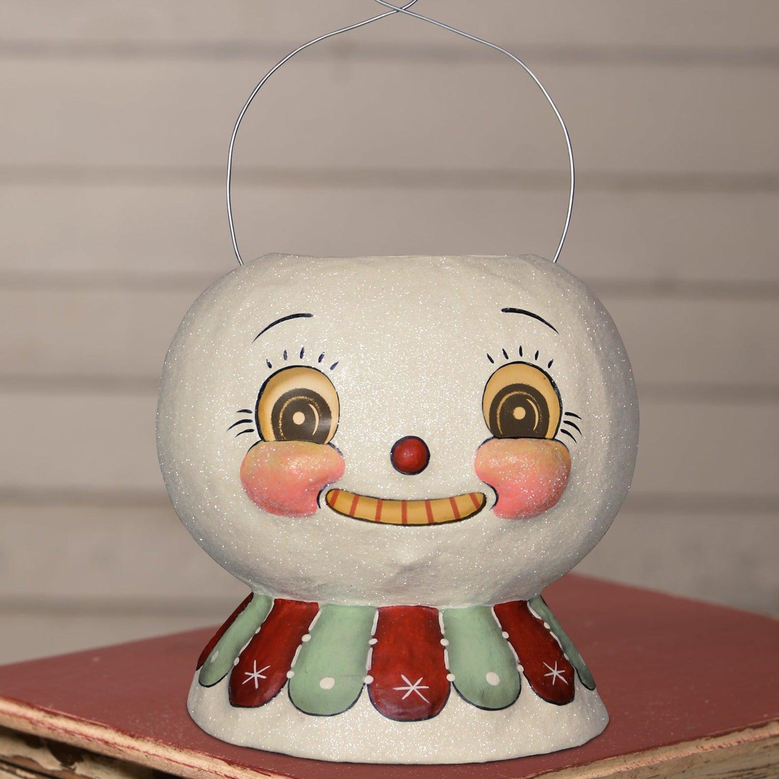 Minty Beau Snow Glow Lantern Bucket