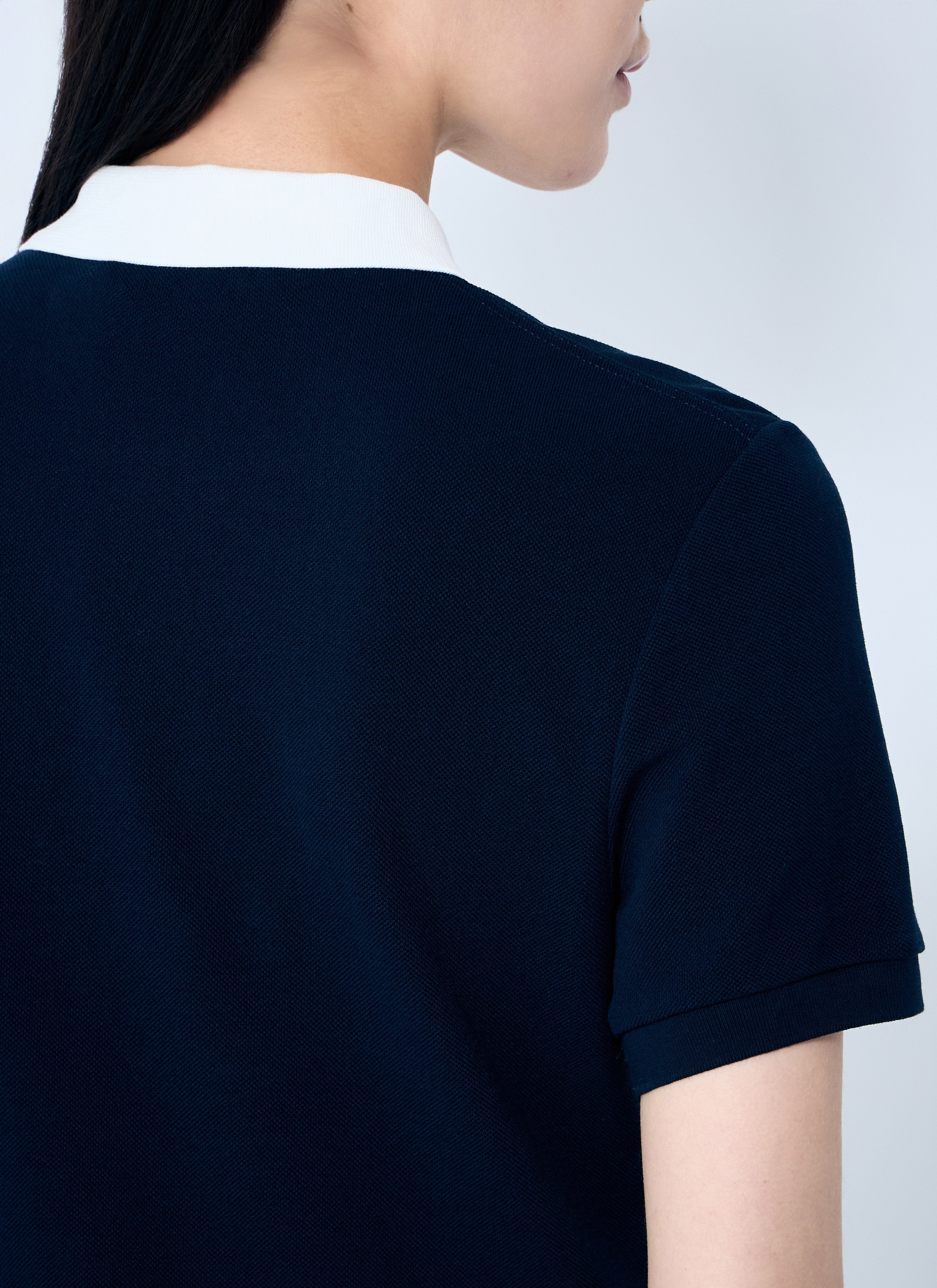 Miu Miu Women Polo Shirt Dress With Pleated Hem