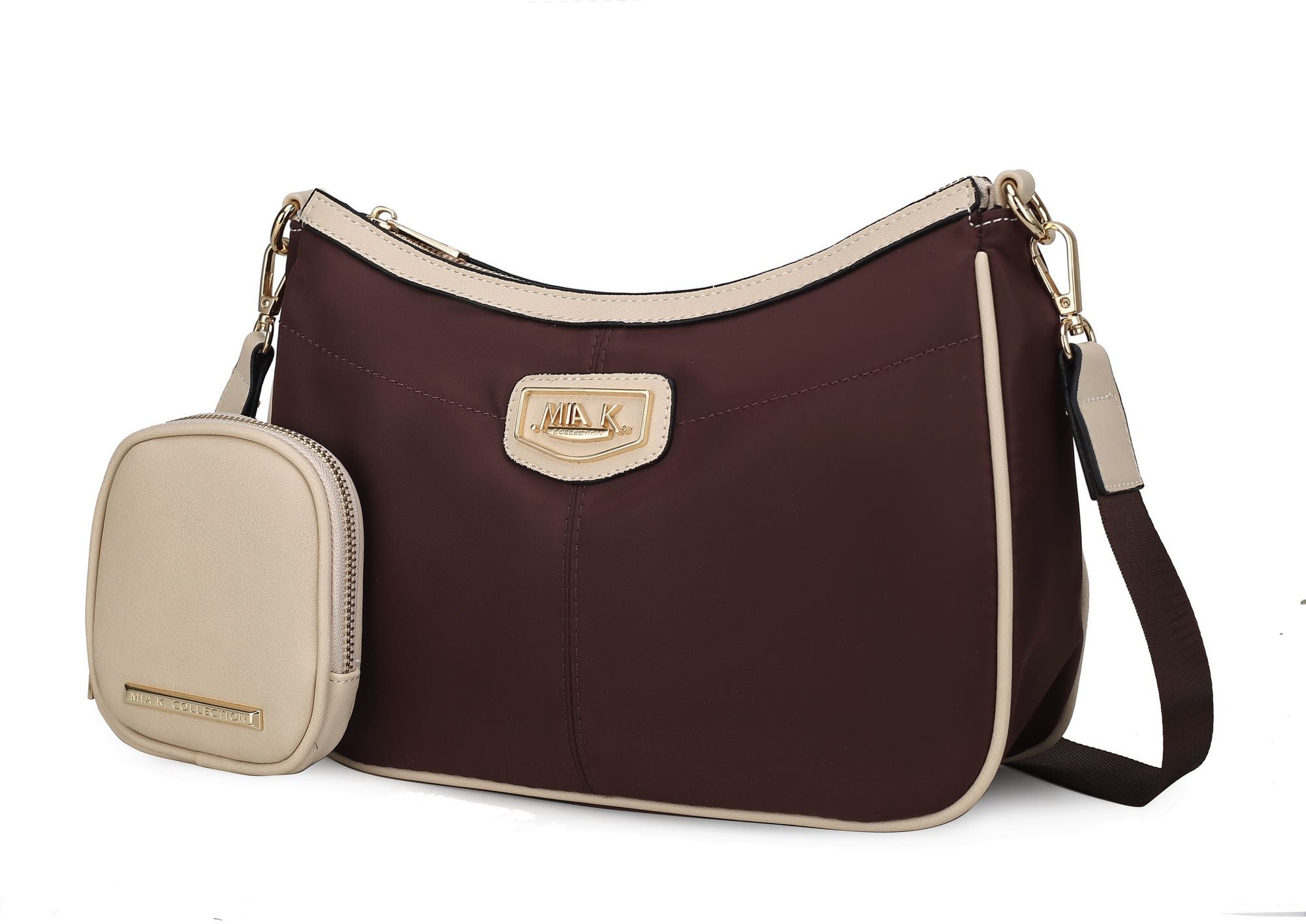 MKF Collection Freya Women Crossbody Bag and Pouch by Mia K