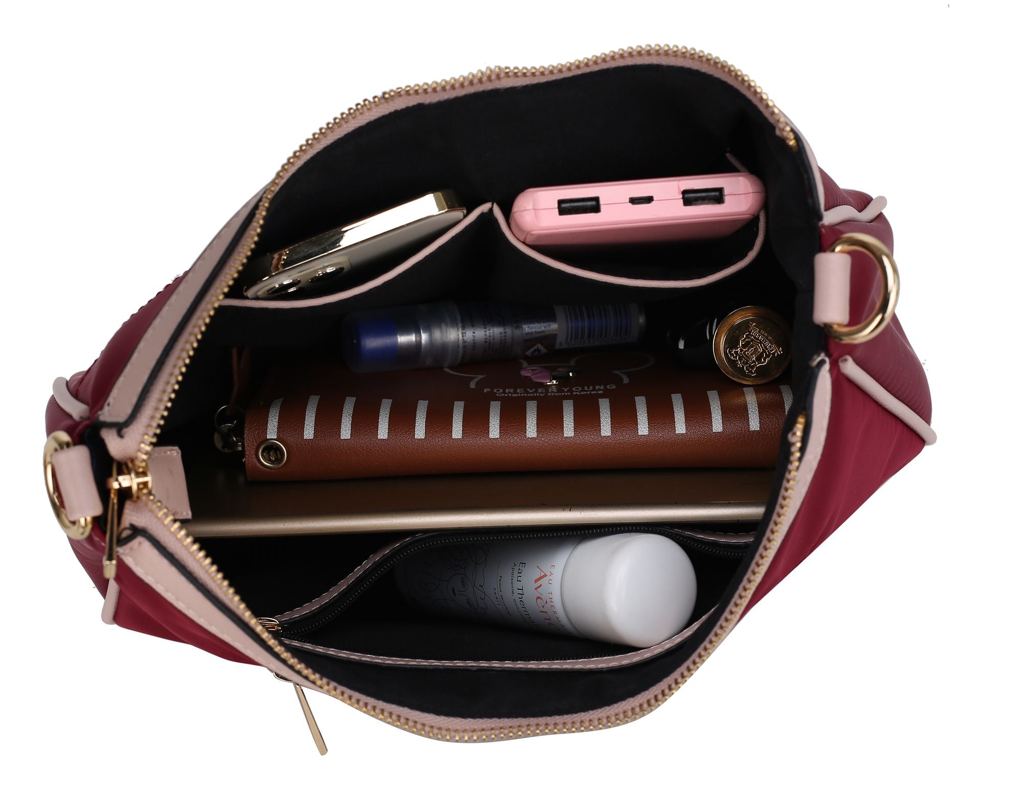 MKF Collection Freya Women Crossbody Bag and Pouch by Mia K