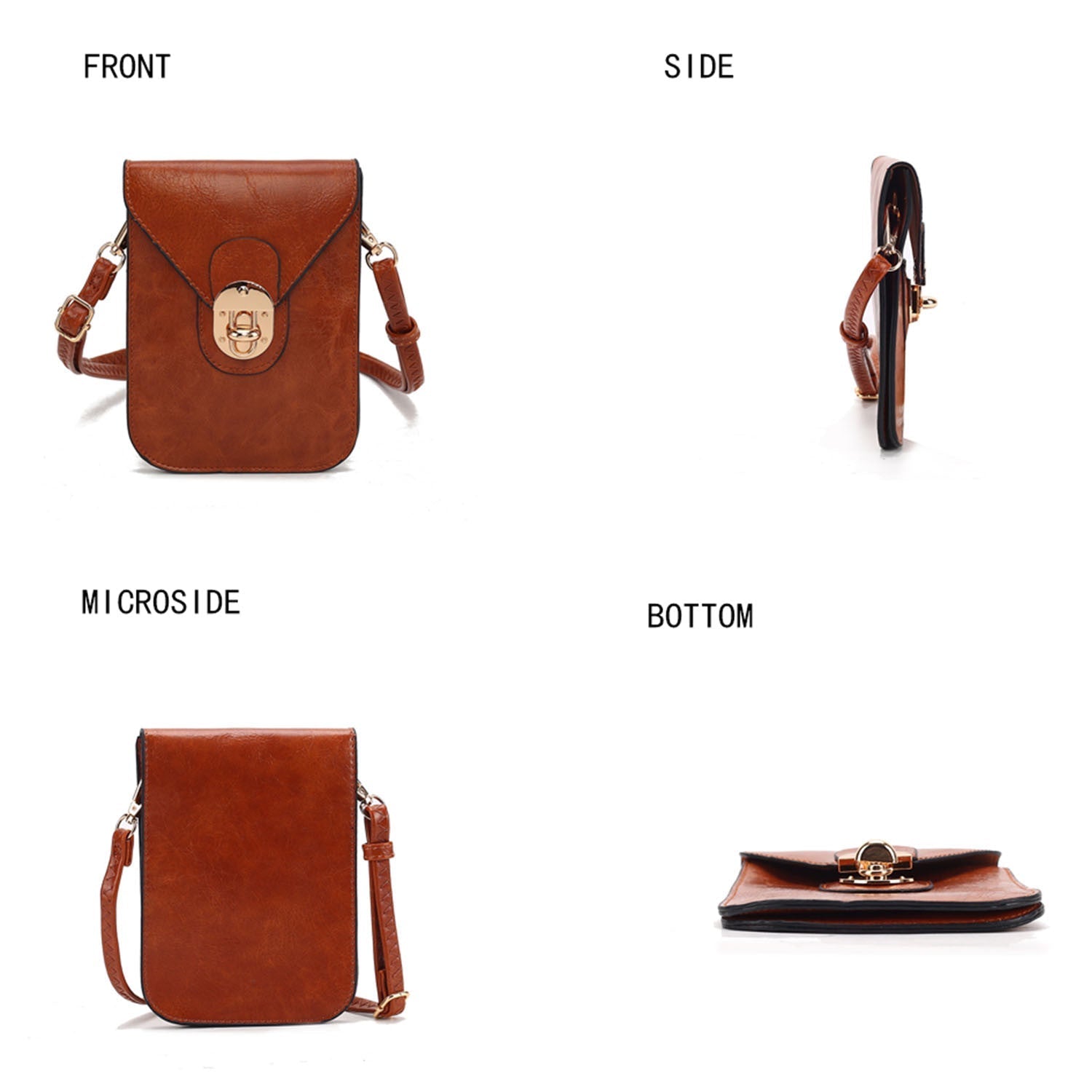 MKF Collection Havana Women Phone Crossbody Bag by Mia K