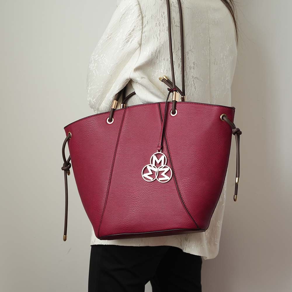 MKF Collection Liv Tote and Wallet Set Fashion Handbag by Mia K.