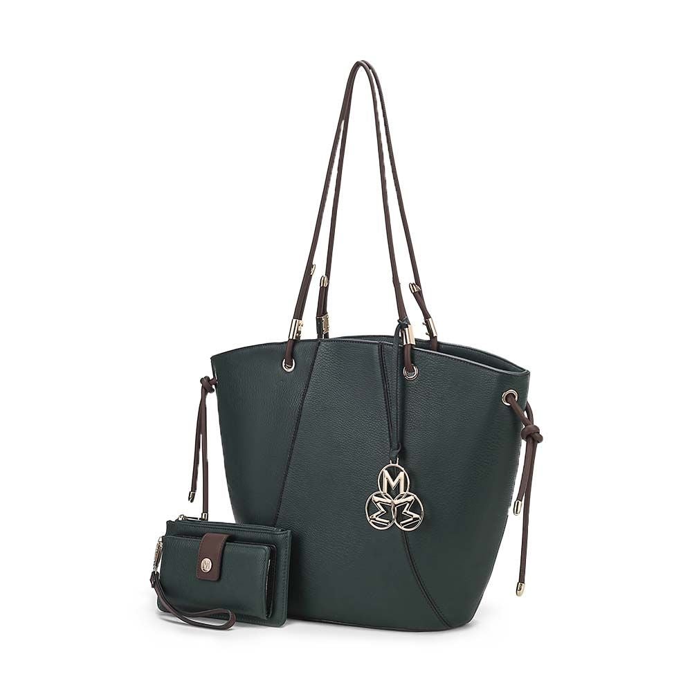 MKF Collection Liv Tote and Wallet Set Fashion Handbag by Mia K.